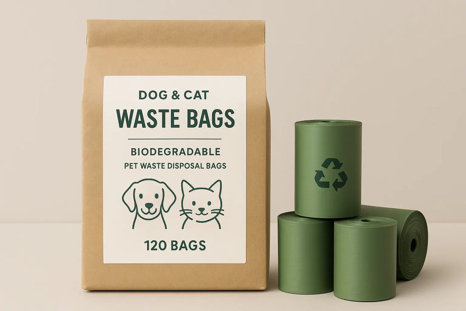 DOG AND CAT WASTE BAG PAWORAH