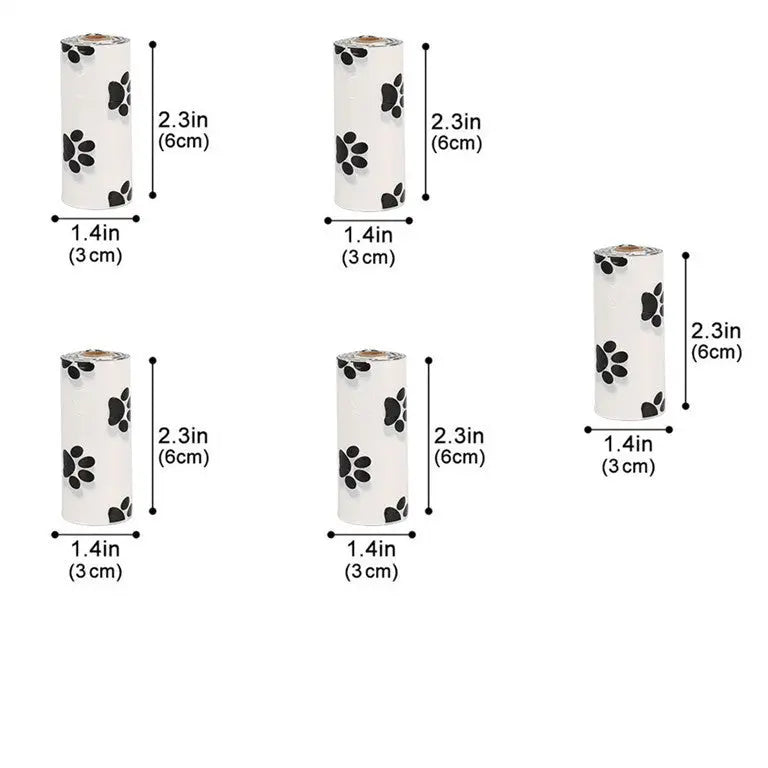 cat and dog poop bag pet waste bag Eco-friendly PAWORAH