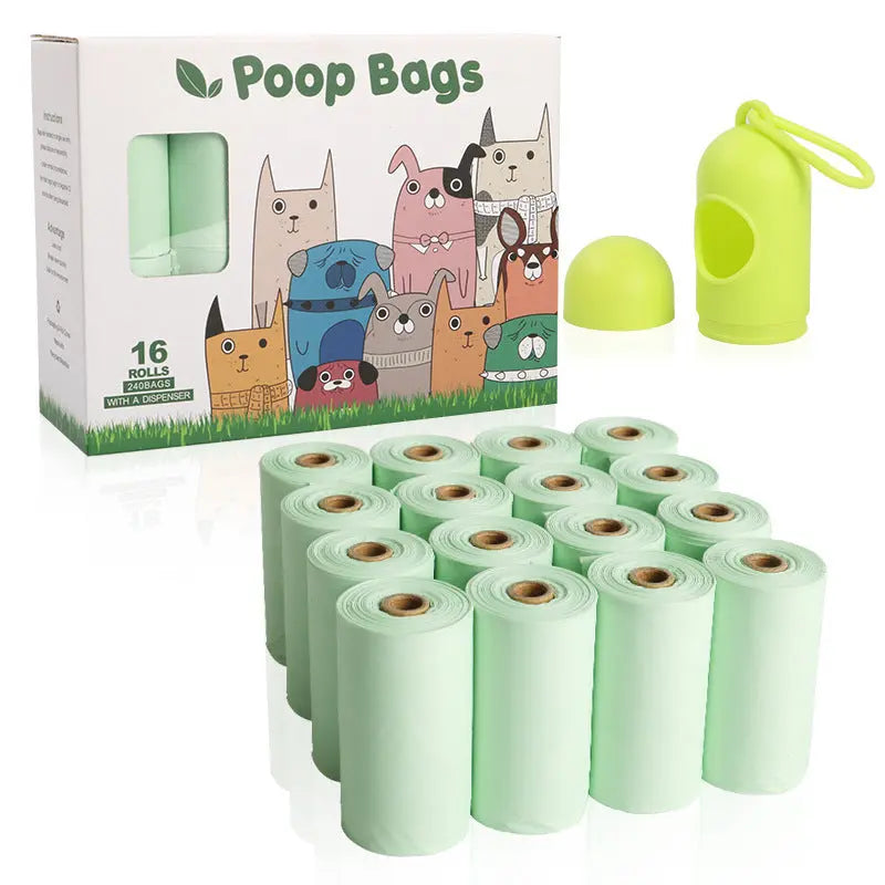 Biodegradable Compost Poop Picking Bag Dog Poop Bag Pet Supplies PAWORAH