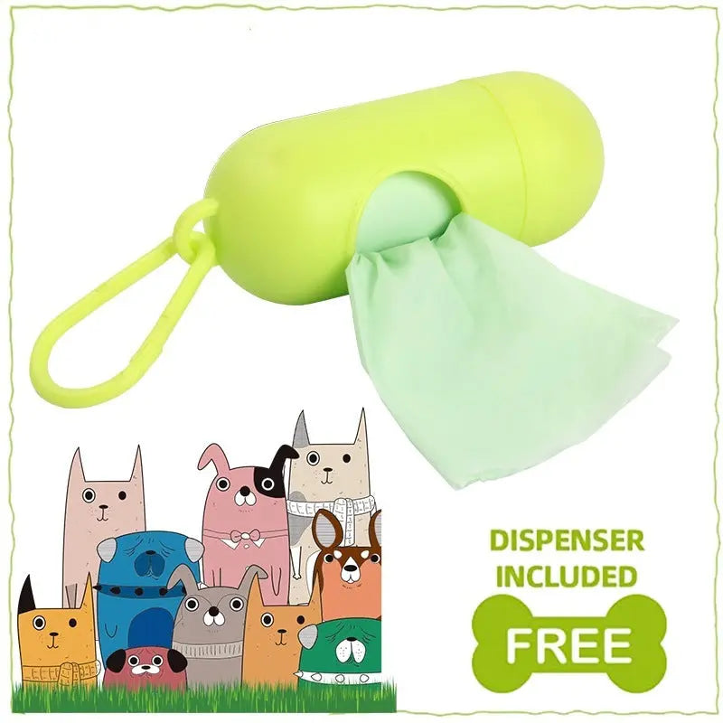 Biodegradable Compost Poop Picking Bag Dog Poop Bag Pet Supplies PAWORAH
