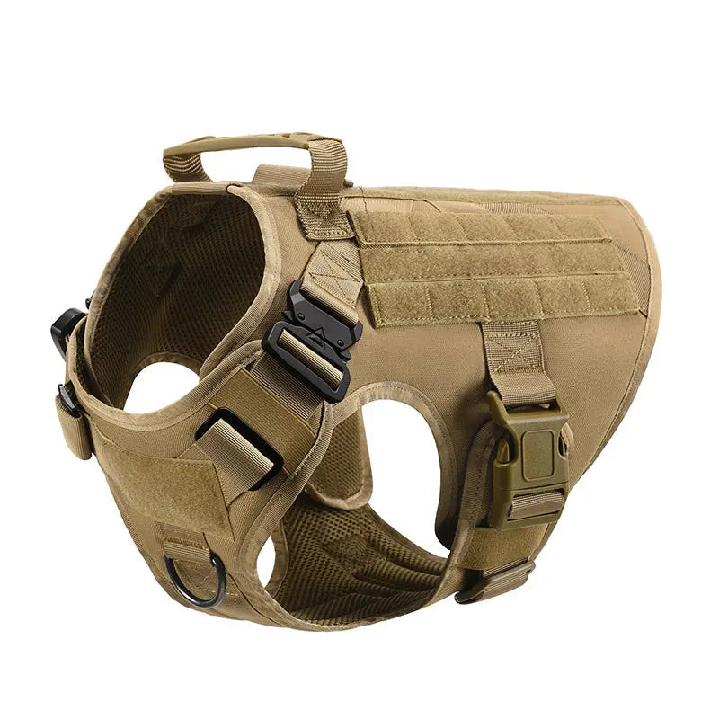 Outdoor Tactical Dog Vest For Large Dogs PAWORAH