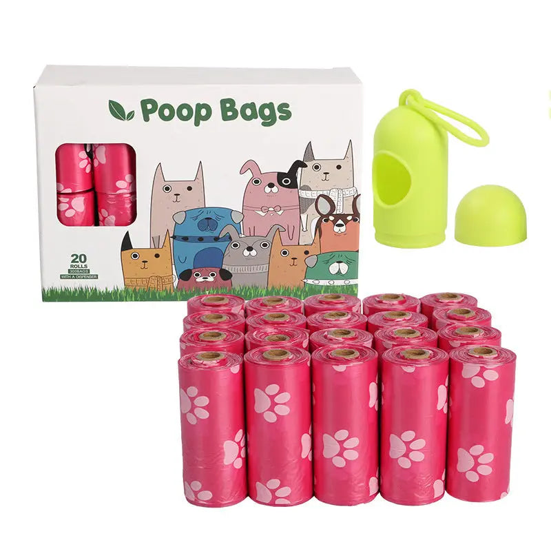 cat and dog poop bag pet waste bag Eco-friendly PAWORAH