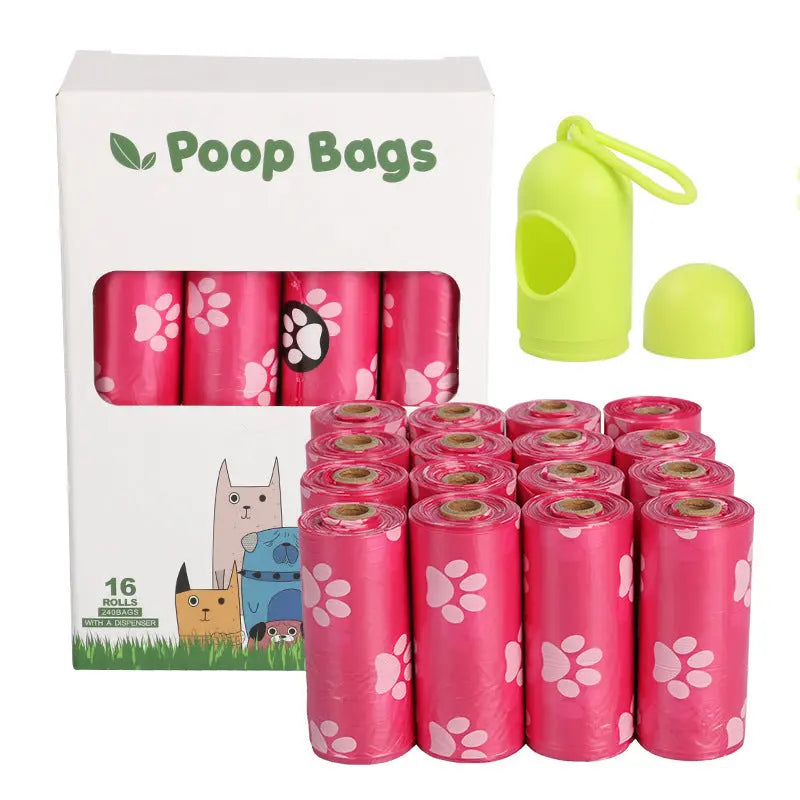 cat and dog poop bag pet waste bag Eco-friendly PAWORAH