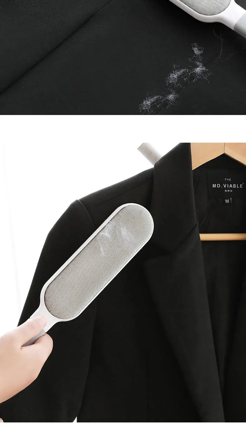 Electrostatic Pet Hair Remover Brush – Reusable Household Tool for Cats and Dogs, Ideal for Clothes and Furniture - PAWORAH