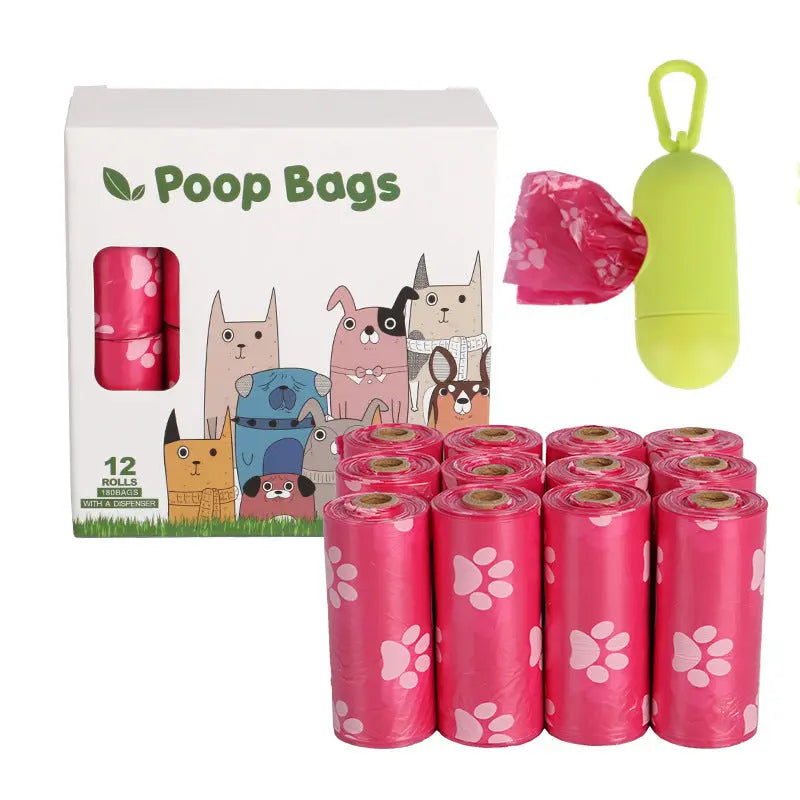 cat and dog poop bag pet waste bag Eco-friendly PAWORAH