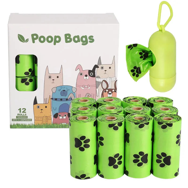 cat and dog poop bag pet waste bag Eco-friendly PAWORAH