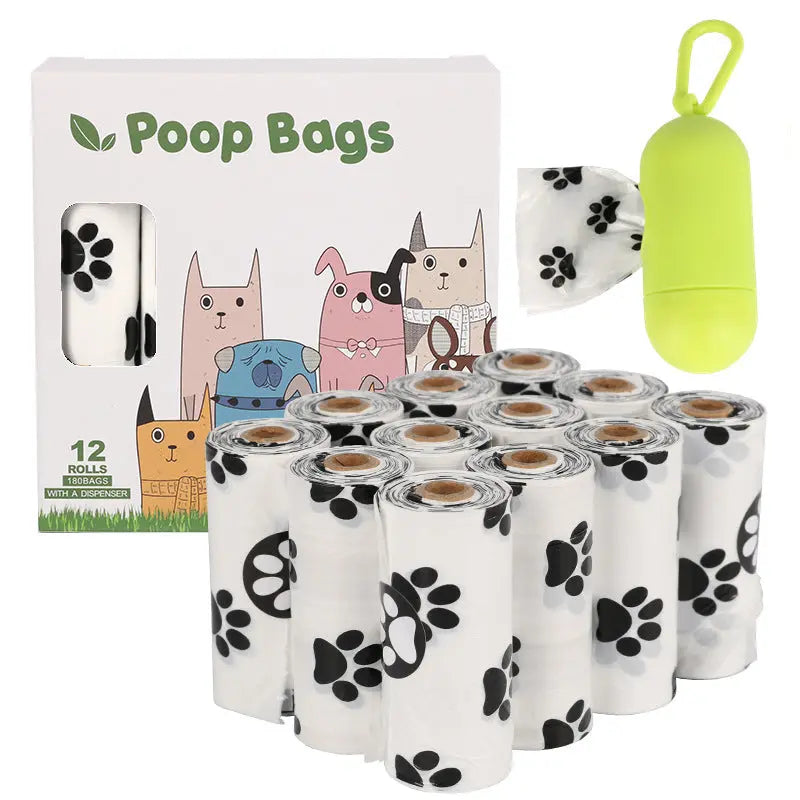 cat and dog poop bag pet waste bag Eco-friendly PAWORAH