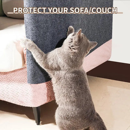 Self-Adhesive Cat Scratch Mat – Protects sofas and walls from scratches. Easy to apply, trimmable, and perfect for cats to sharpen their claws. - PAWORAH