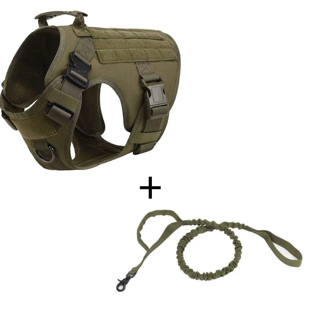 Outdoor Tactical Dog Vest For Large Dogs PAWORAH