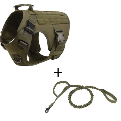 Outdoor Tactical Dog Vest For Large Dogs PAWORAH