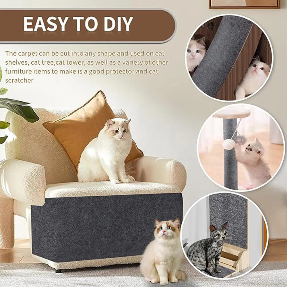 PurrMat - Self-Adhesive Cat Scratching Mat PAWORAH