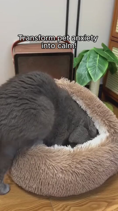 PurrLuxe-Cat and Dog Cave Bed